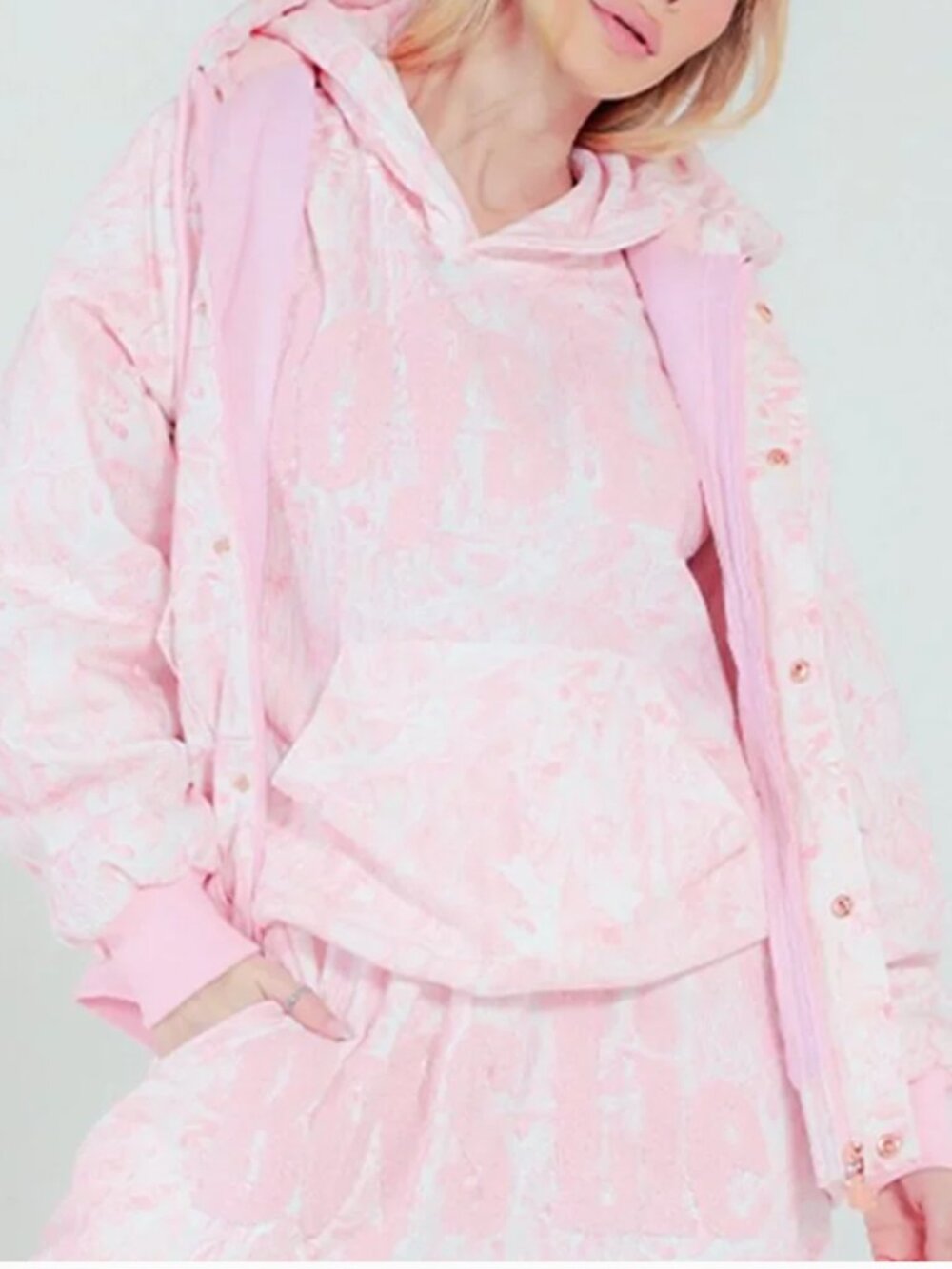 ✨ SALE Boys Lie Pink Manhunt Racer Hoodie XS/S
